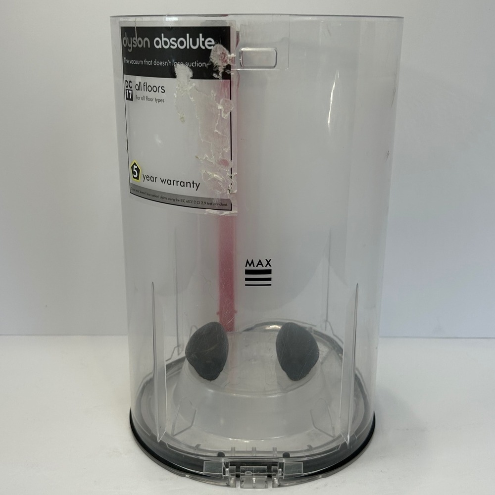 Dyson DC17 Dust Bin Dirt Bin Canister Only Clear OEM Part 06-3300